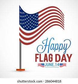Flag day badge background