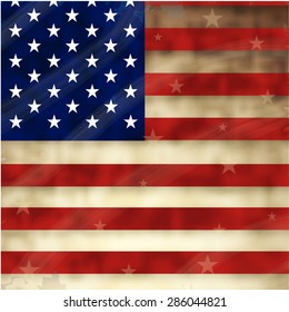 Flag day badge background