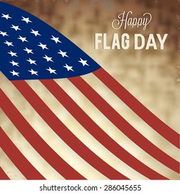 Flag day badge background