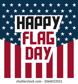 Flag Day Illustration
