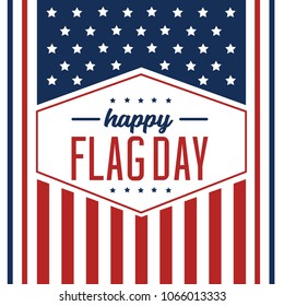 Flag Day Illustration