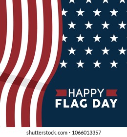 Flag Day Illustration