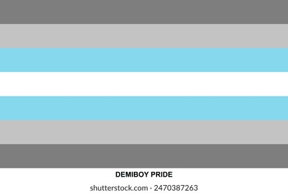Flag of DEMIBOY PRIDE, DEMIBOY PRIDE flag