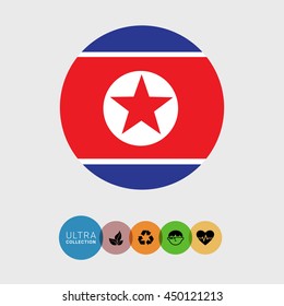 Flag of the Democratic People's Republic of Korea