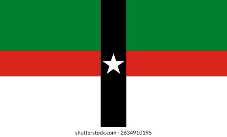 Bandeira de Denison, Formato 16:9, Bandeira de Denison