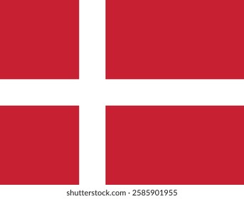 Flag of Denmark logo vector