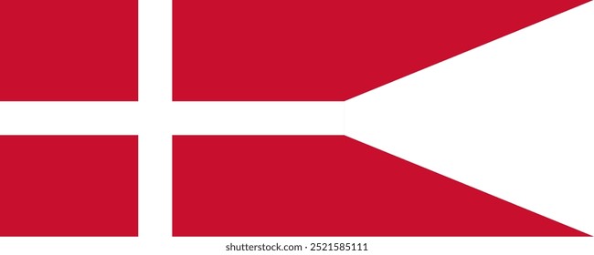 Flag of Denmark, long version, Vector Images