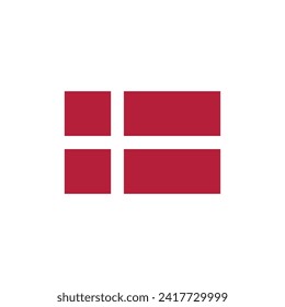 Flag of Denmark vector symbol