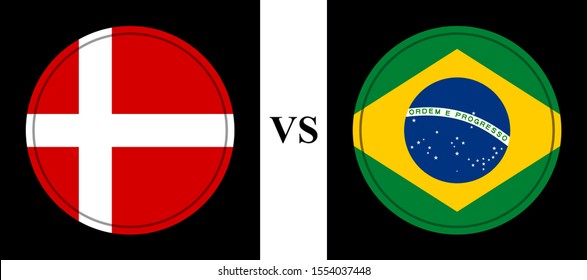 flag of denmark vs brazil