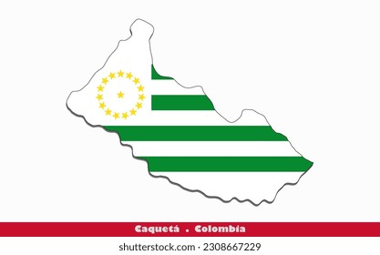 Caquetá Flag - Departments of Colombia
