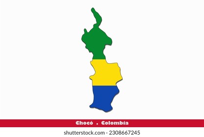 Chocó Flag - Departments of Colombia