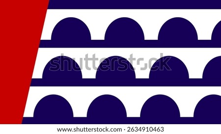 Flag of Des Moines, 16:9 Format, Des Moines Flag