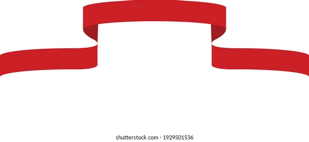 Material vectorial del logotipo de diseño de bandera