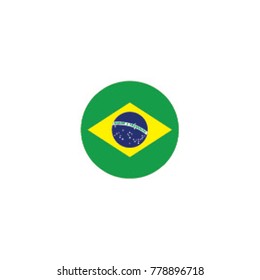 flag design vector of brazil