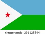 A flag of Djibouti