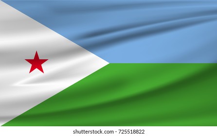 Flag of DJIBOUTI