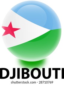Bandera Orb Yibuti
