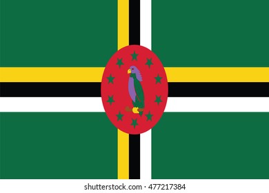 Flag of Dominica.