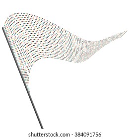 Flag from dot