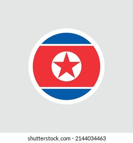 Flag Dprk North Korea Korean Flag Stock Vector (Royalty Free ...