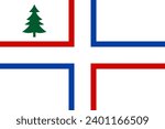 flag Drapeau des Huguenots du Maine