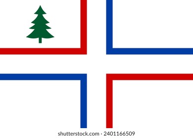 flag Drapeau des Huguenots du Maine