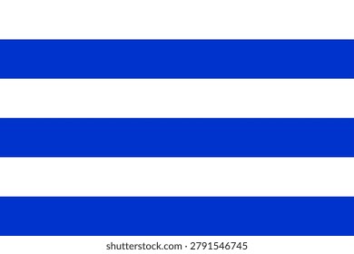 Flag of Dunkirk, a French city. Vector illustration of the municipal flag of Dunkerque, France.
