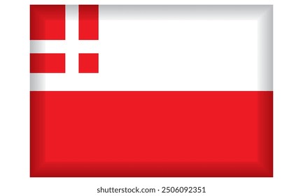 The Flag Of The Dutch Province Of Utrecht Vector Illustration
