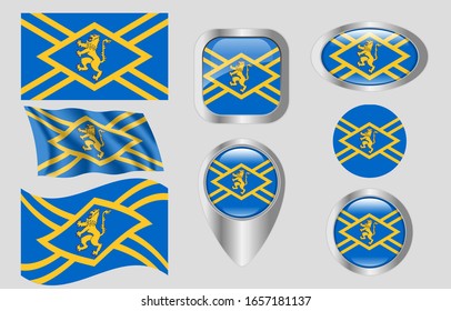 Flag of East Lothian, Scotland