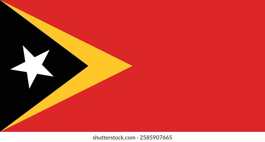 Flag of East Timor logo