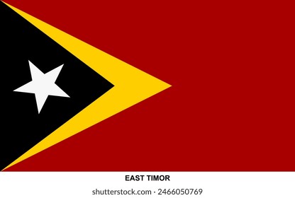 Flag of EAST TIMOR, EAST TIMOR national flag