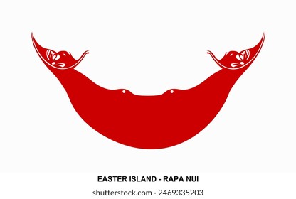 Flag of EASTER ISLAND - RAPA NUI, EASTER ISLAND - RAPA NUI national flag