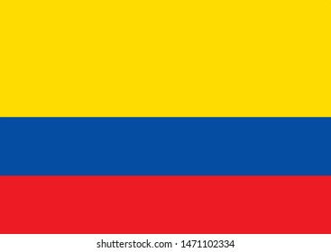 Flag of Ecuador Vector illustration