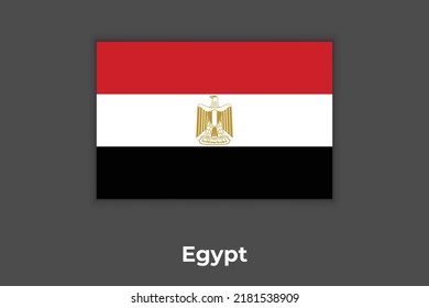 Flag of Egypt. Egypt flag