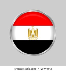 The flag of Egypt