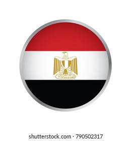 Flag of Egypt (Round icon)