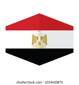 flag of Egypt,vector illustration of Egypt flag, official colors and proportion correctly. National Flag of Egypt, A Flag Illustration within a Sign of the country of Egypt.