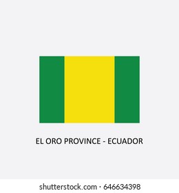 Flag of El Oro Province - Ecuador