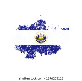 Flag El Salvador of the old state