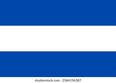 Flag of El Salvador Vector illustration