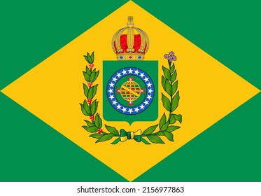 Flag Of The Empire Of Brazil