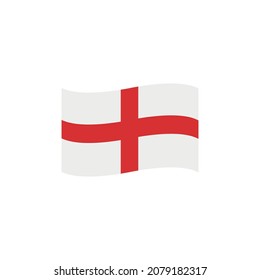 Flag Of England Emoji Vector Banner Wave Symbol English