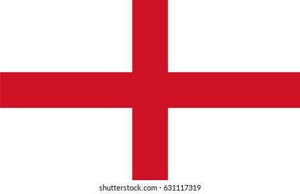 Flag England English Flag Stock Vector (Royalty Free) 631117319 ...