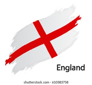 Flag of England grunge
