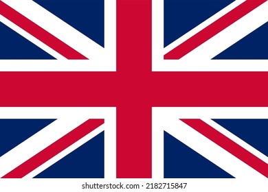 Flag of England and United Kingdom. UK Union flag. Great Britain british flag. National english icon, background of London. Vector. England country emblem illustration. svg