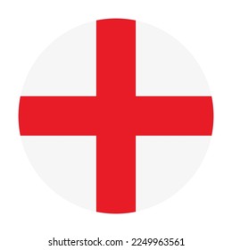 Flag England vector flat icon. Isolated flag england emoji illustration