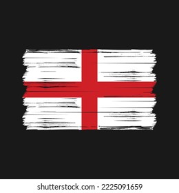Flag of England vector illustration