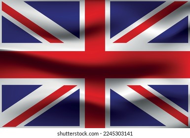 Flag of England, vector illustration