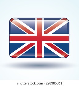 Flag of England, vector illustration