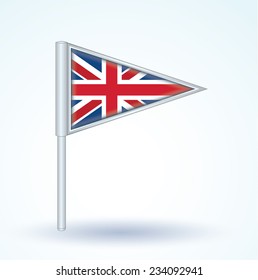 Flag of England, vector illustration